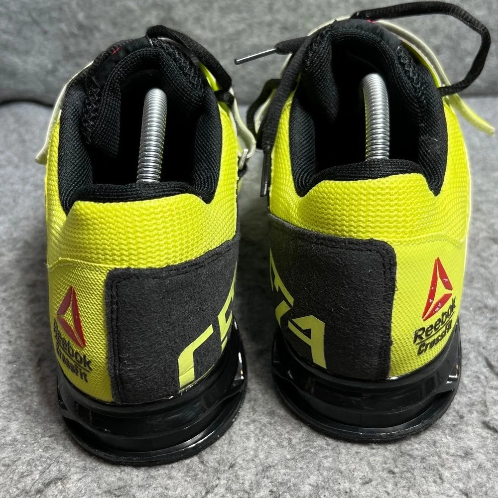 Reebok CrossFit Lifter Plus 2.0 Mens Weightlifting Shoes Neon Yellow Size 10.5